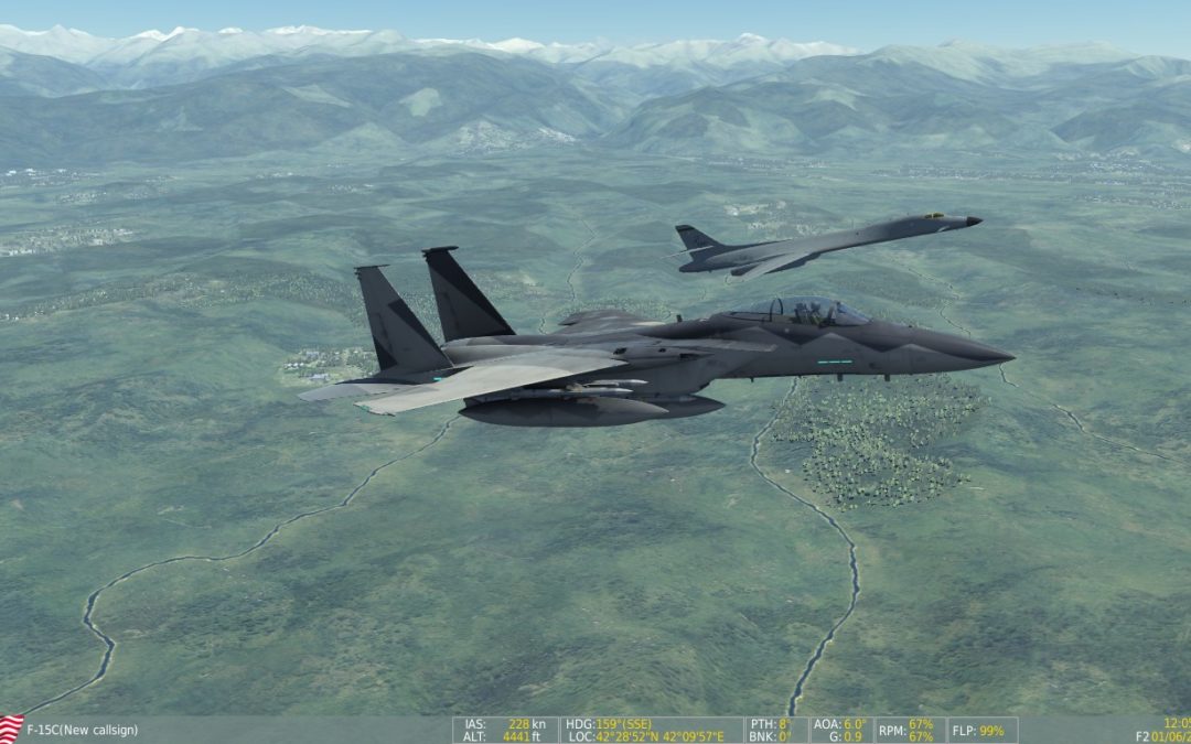 DCS World 1.5 – B1 Show of Force Flight