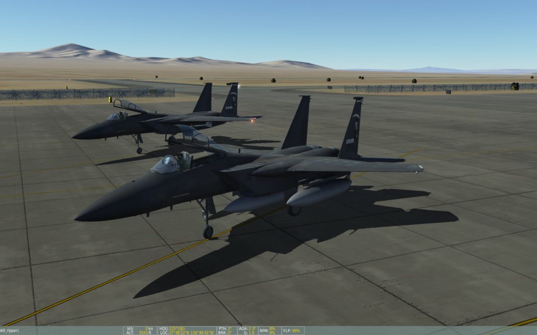 57VFS Exercise Eagle Forge TE-7 B-1B Escort