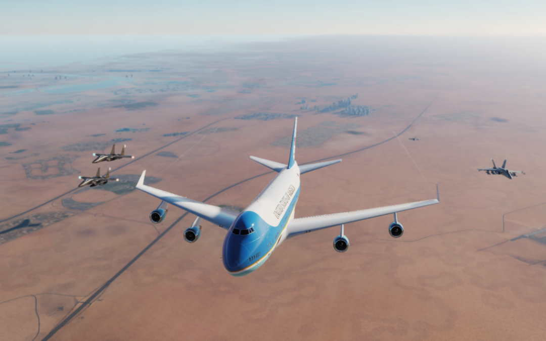 67VFS JESTERS – Operation Papa Exit – Escorting Air Force One from Persian Gulf